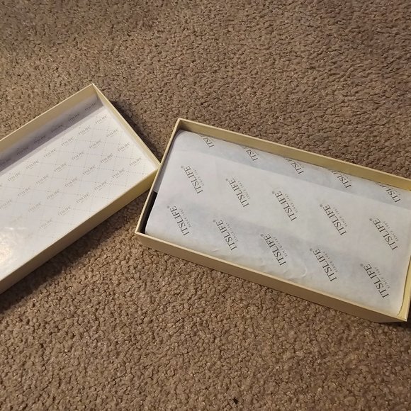 ITSLIFE New in box brown leather wallet RFID - Picture 2 of 6